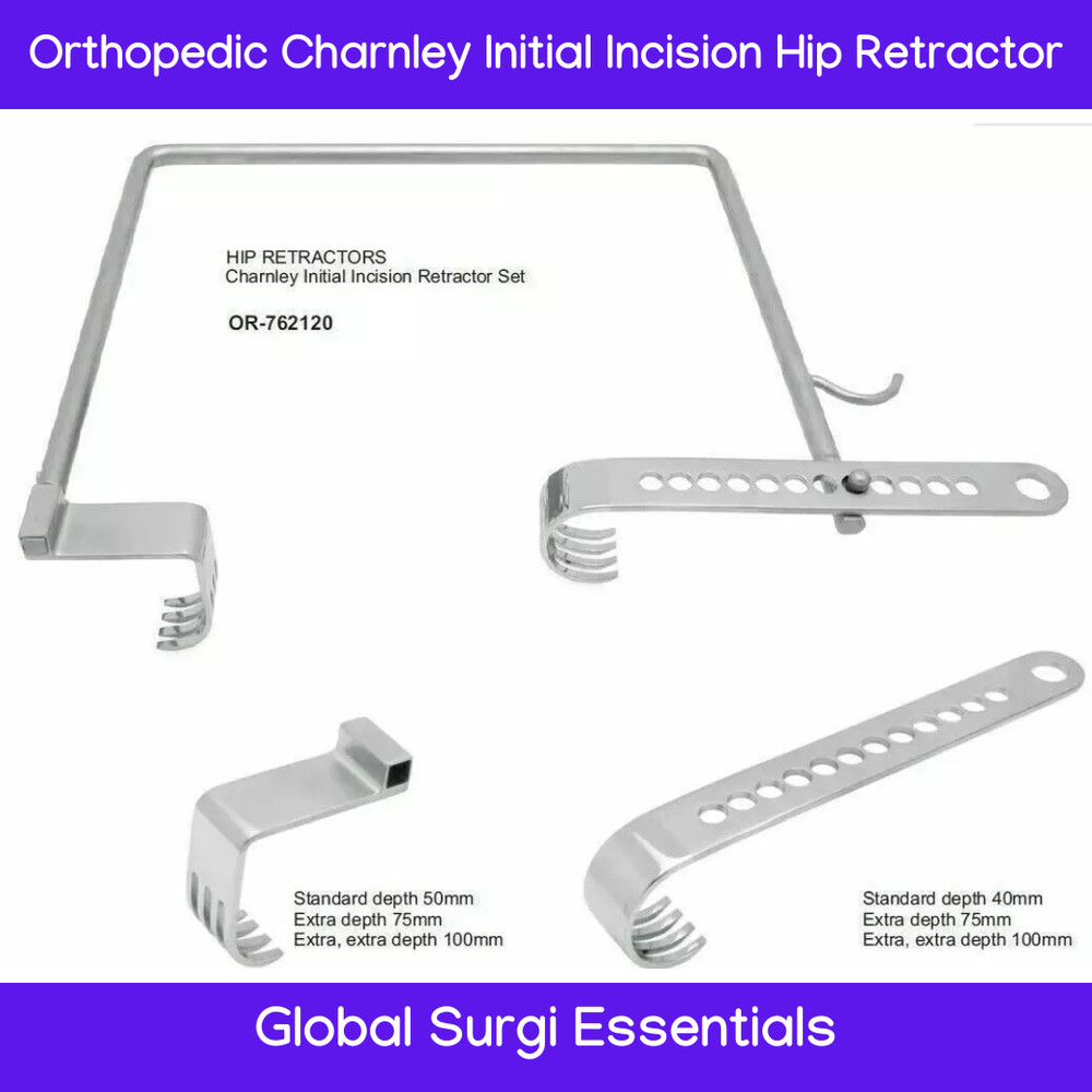 Orthopedic Charnley Initial Incision Hip Retractor Surgical Instruments set