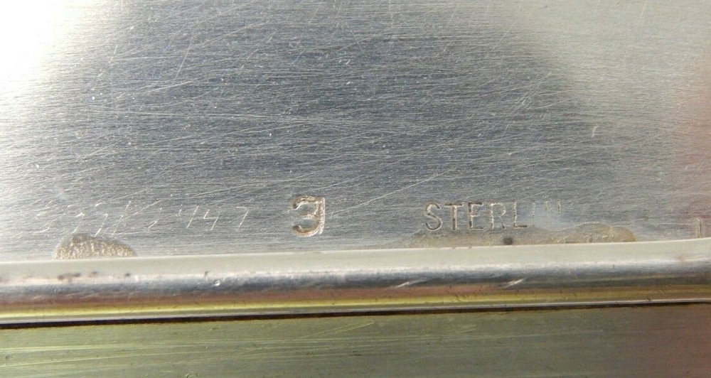Vintage Baby's Pin Sterling Box