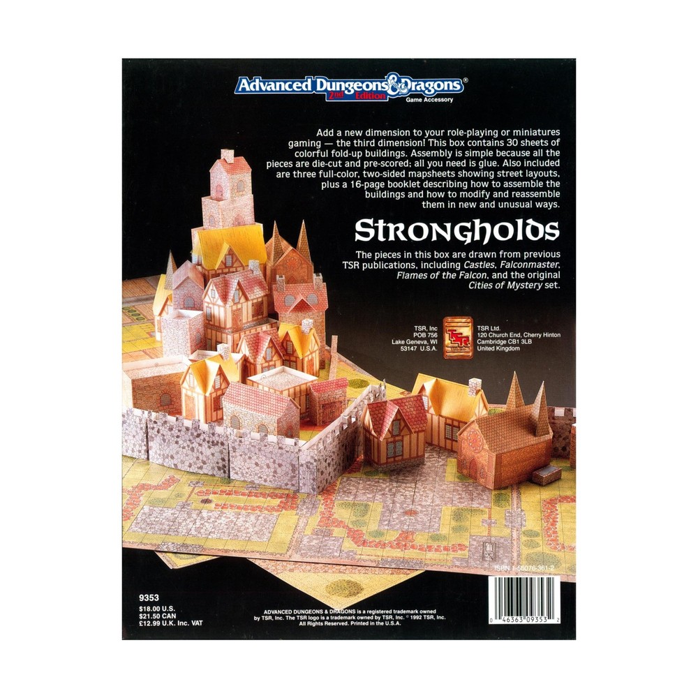TSR AD&D 2nd Ed Strongholds Fair