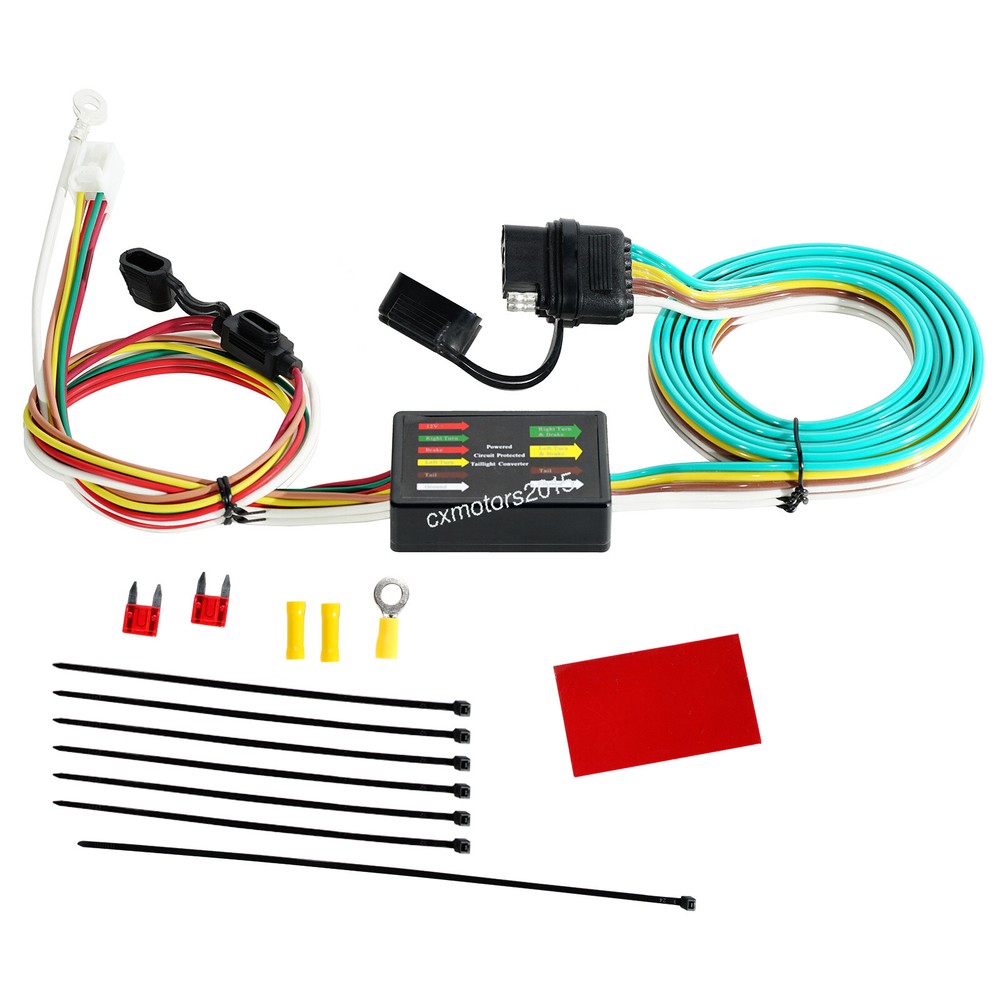 Trailer Towing Light Wiring Harness Adapter Plug for Honda CR-V LX EX 2017-2025