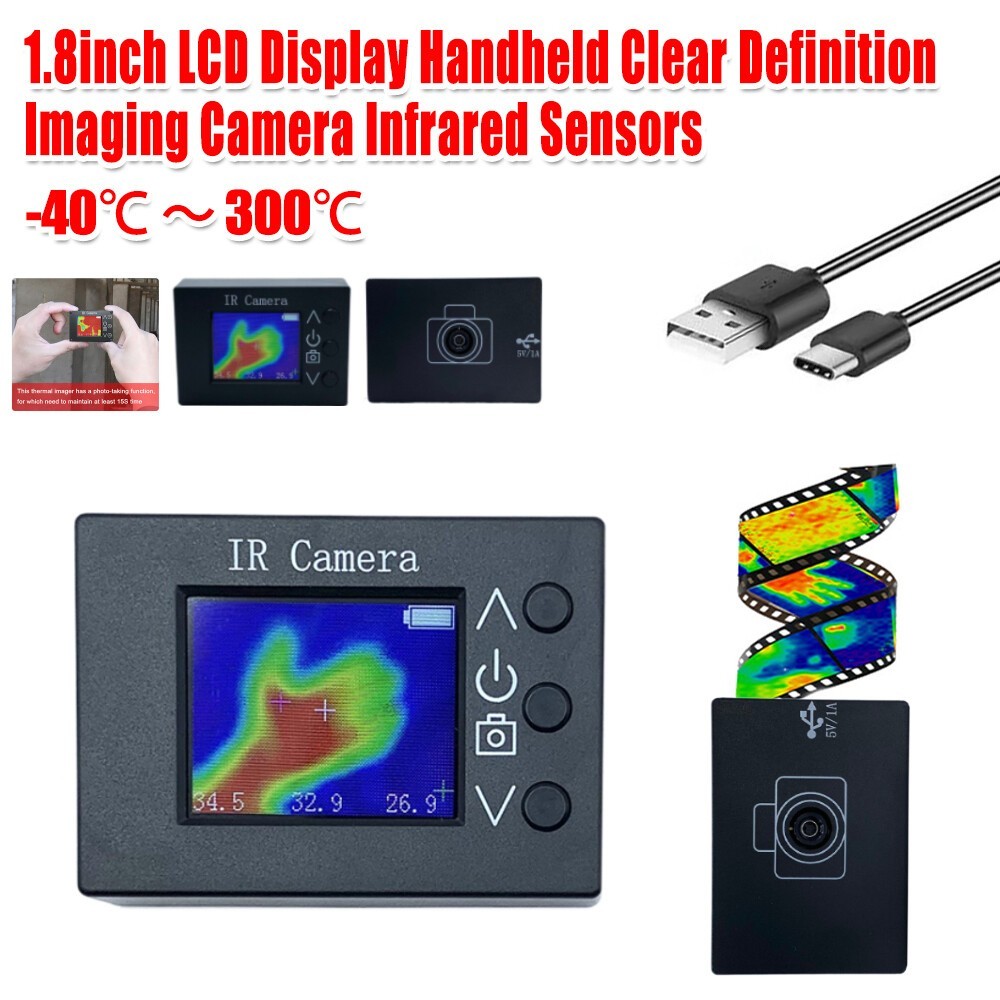 Infrared Thermal Imager Digital Camera Handheld Temperature Sensor -40℃-300℃