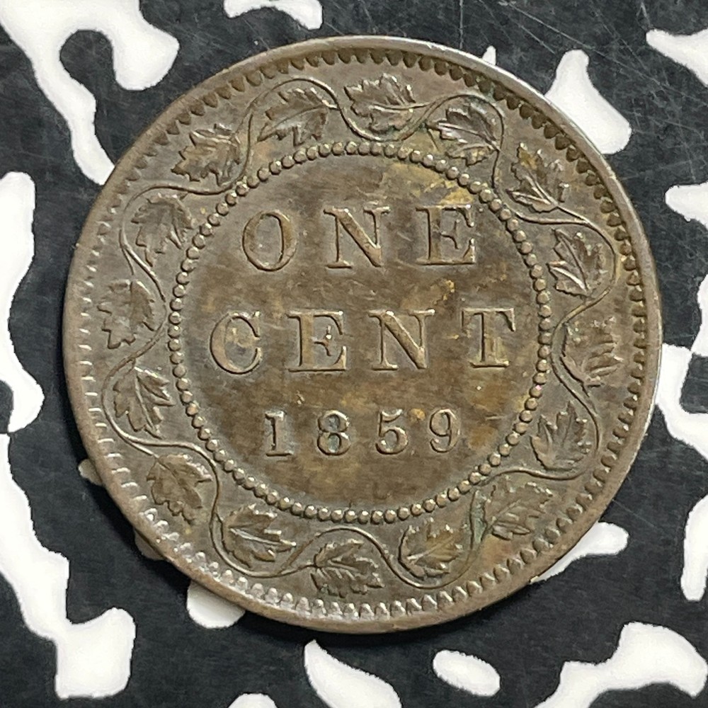 1859 Canada Large Cent Lot#C0637 Nice!