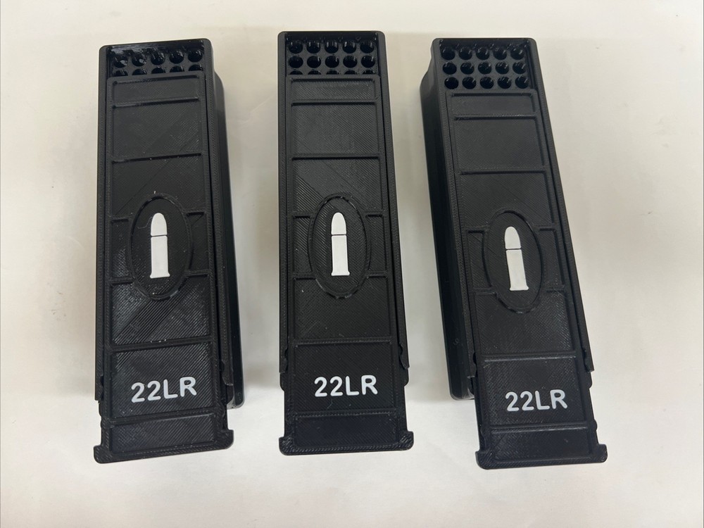 Stackable 22LR Ammo Box 100rd Capacity (3 Pack)