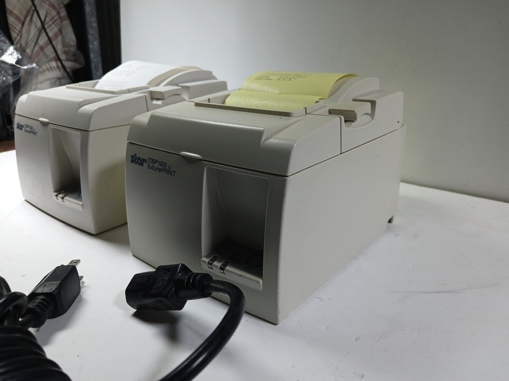 Star Micronics TSP100 future PRNT Thermal Receipt Printer POS Lot 2 Tested