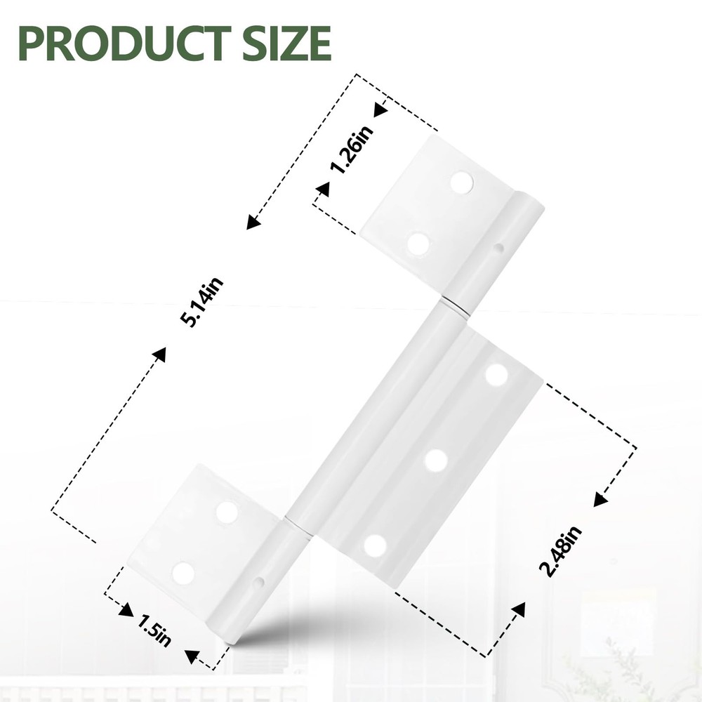 Storm Door Hinges Replacement fits for Larson White Screen Hinges,
