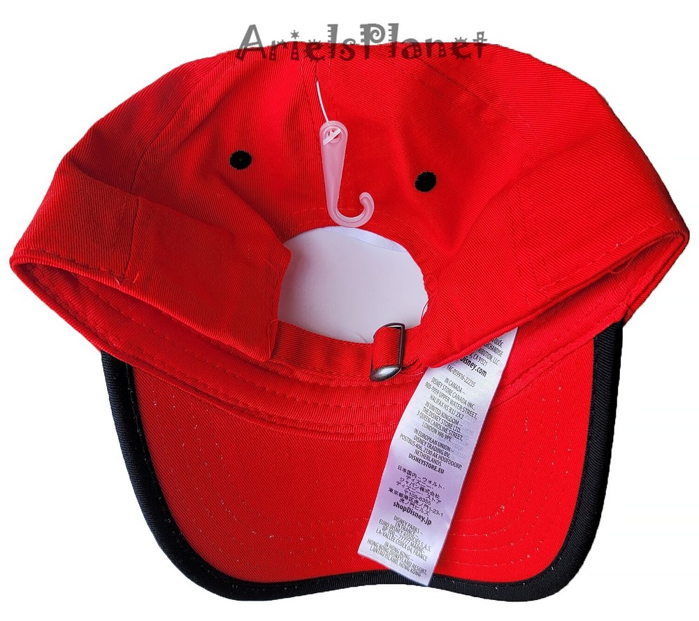 Disney Parks Marvel Logo Red Adjustable Baseball Hat Cap