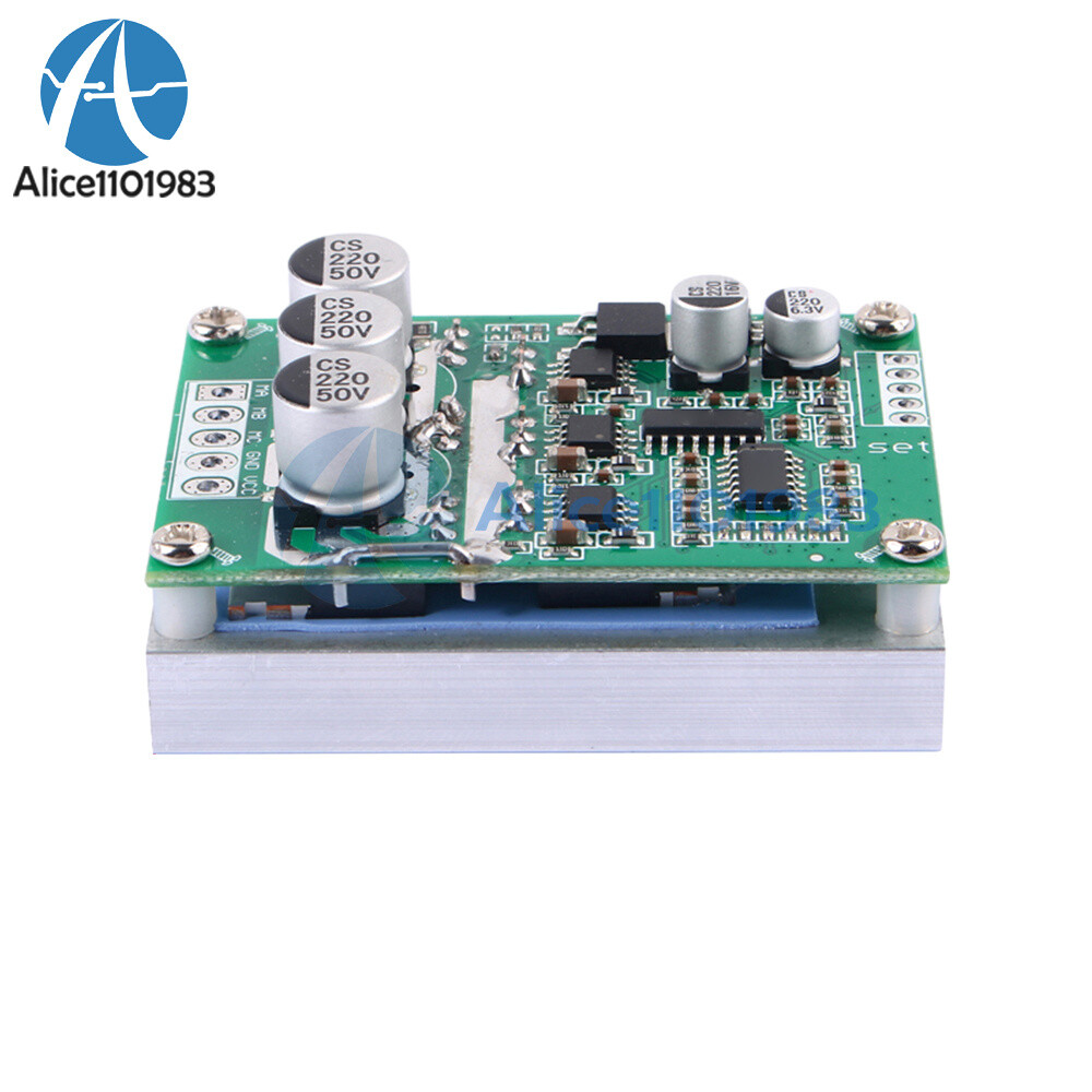 DC12V-36V 500W Brushless Motor Speed Controller BLDC PWM Hall-less Motor Control
