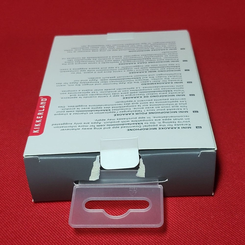 Kikkerland Mini Karaoke Microphone Sing Record & Share