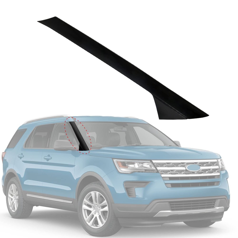 A-Pillar Molding Windshield Trim Right Replacement for Ford Explorer 2011-2019