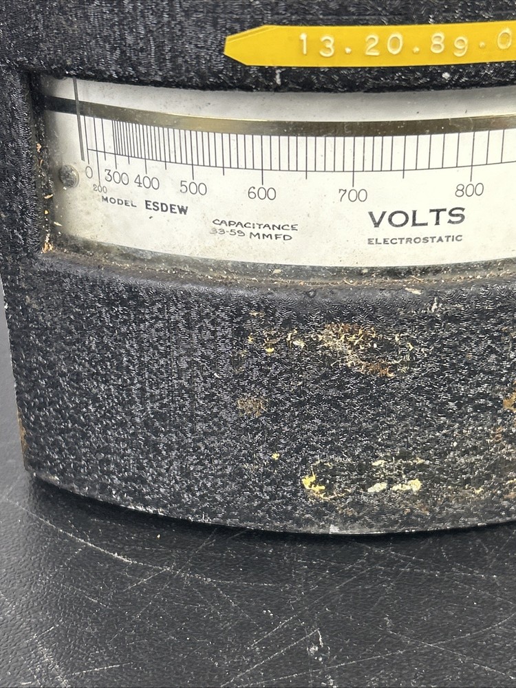 Sensitive Research Electrostatic Voltmeter ESDEW 0-1000 Panel Mount