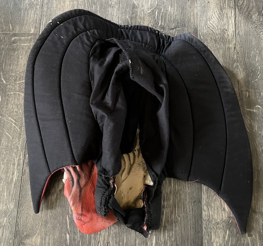 1996 Be Something Studio B.S.S. Royal Devil Halloween Mask And Cape