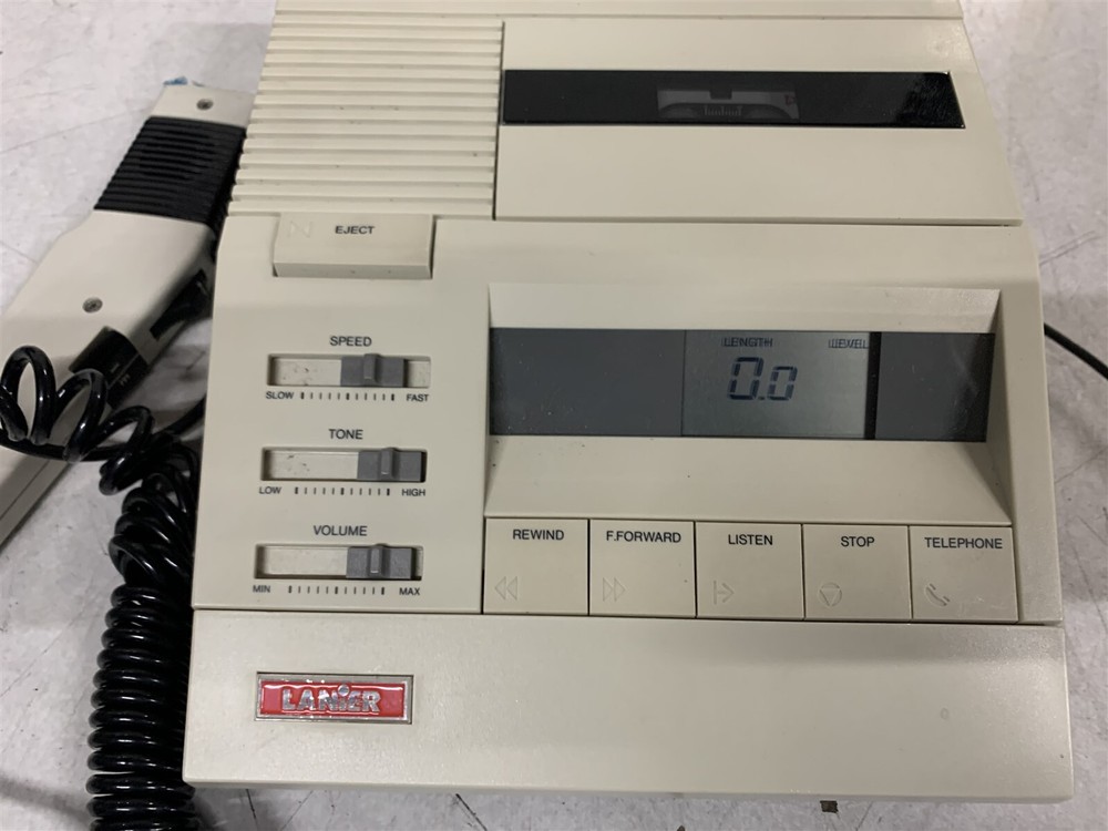 LANIER P-142 TRANSCRIBER CASSETTE PLAYER