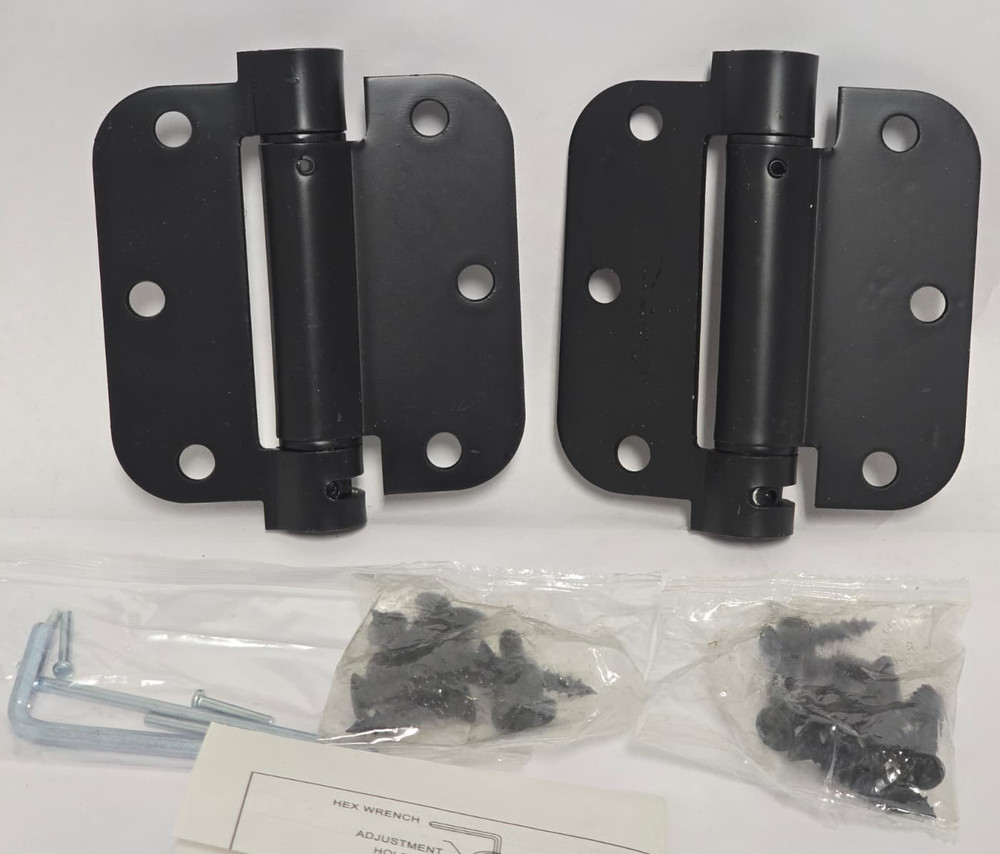 DOOR HINGS BLACK 3.5"- 2 PACK