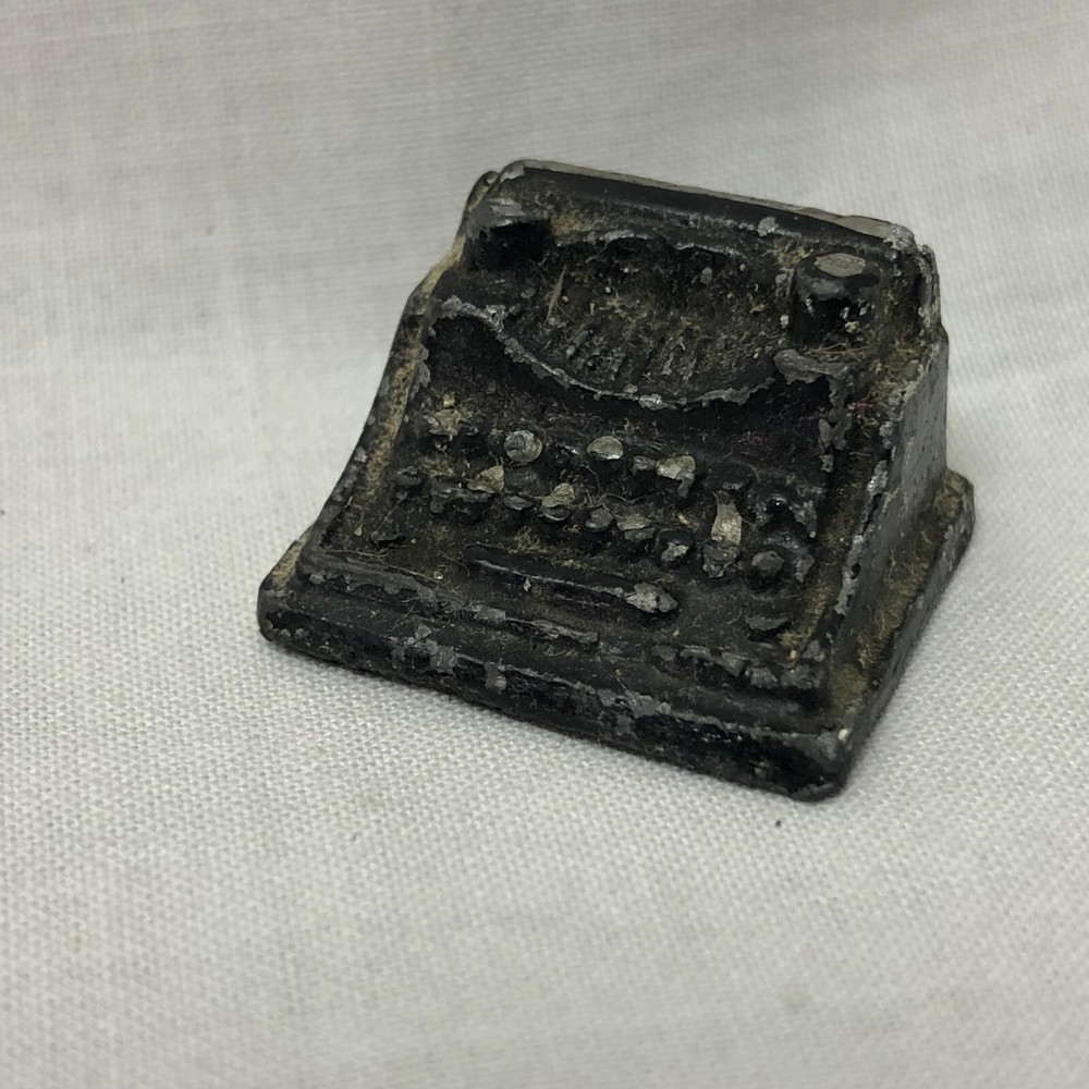 Vintage Miniature Typewriter Statue