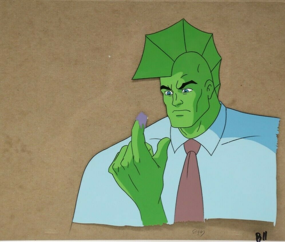 Back To The Future Original Production Cel 105-3 - Used Condition