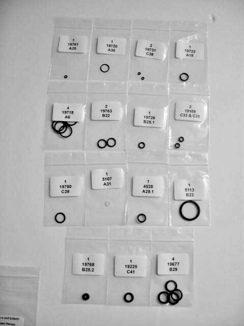 FX Impact MKII Power Plenum O-Ring Kit / R&S 2-20FXIMPP