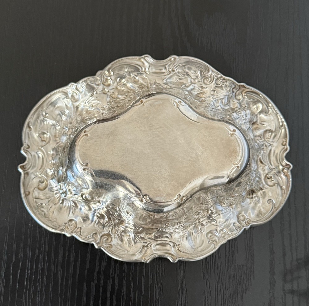 Gorham Sterling Silver Candy Dish / Nut Bowl, 6.75''' by 5''