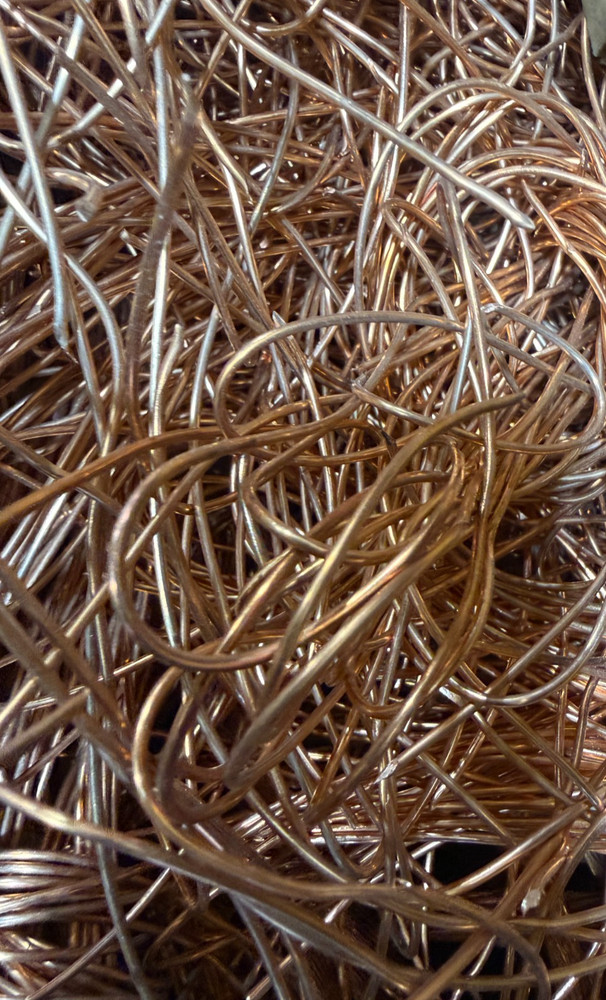 2 Lb Scrap Copper Clean Bare Wire 99.9% pure