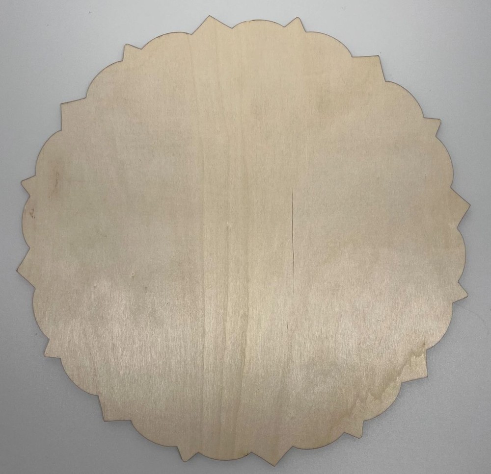 Wood Crystal Grid - Mandala