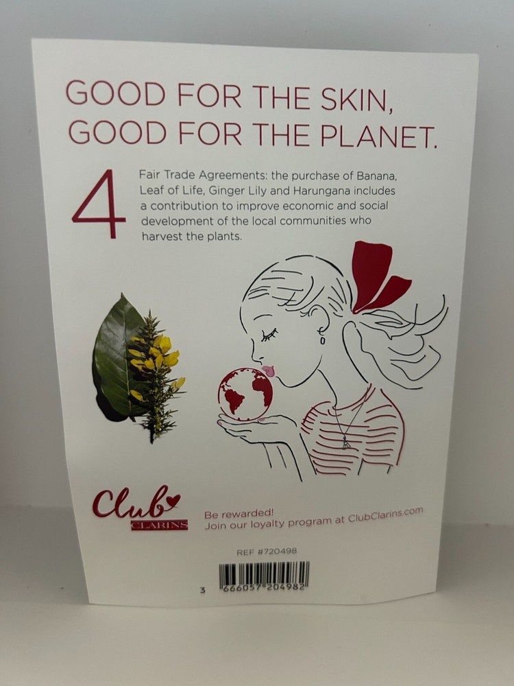 25 Pack Clarins Double Serum + Super Restorative Day Cream Sample Card
