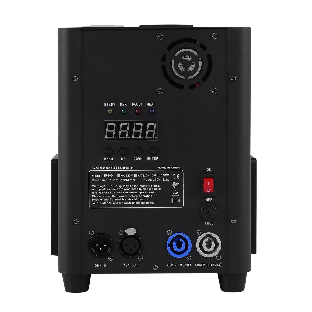 750W Cold Spark Machine DMX Firework Stage Effect DJ Disco Event