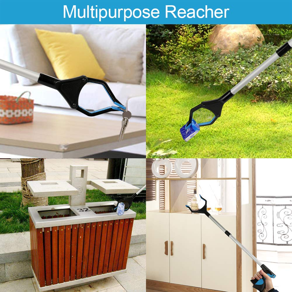 Grabber Reacher Tool for Elderly, 32" Foldable Picker Upper Grabber, Long Han...