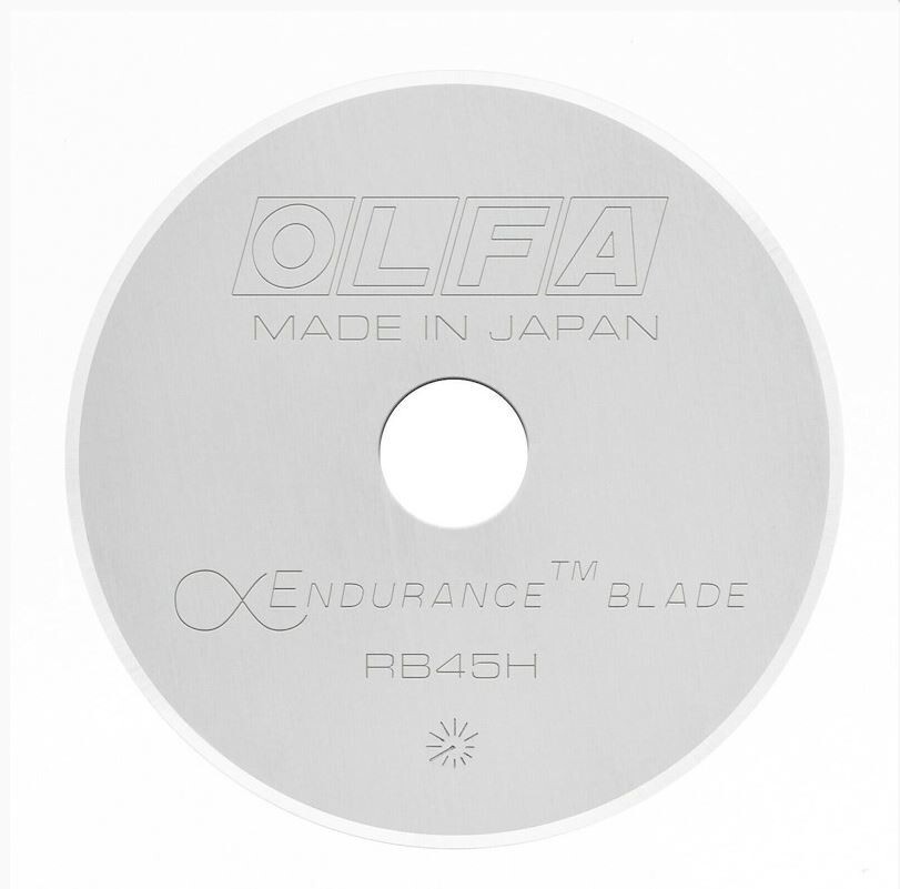 45mm OLFA ENDURANCE Rotary Cutter Blade (RB45H)