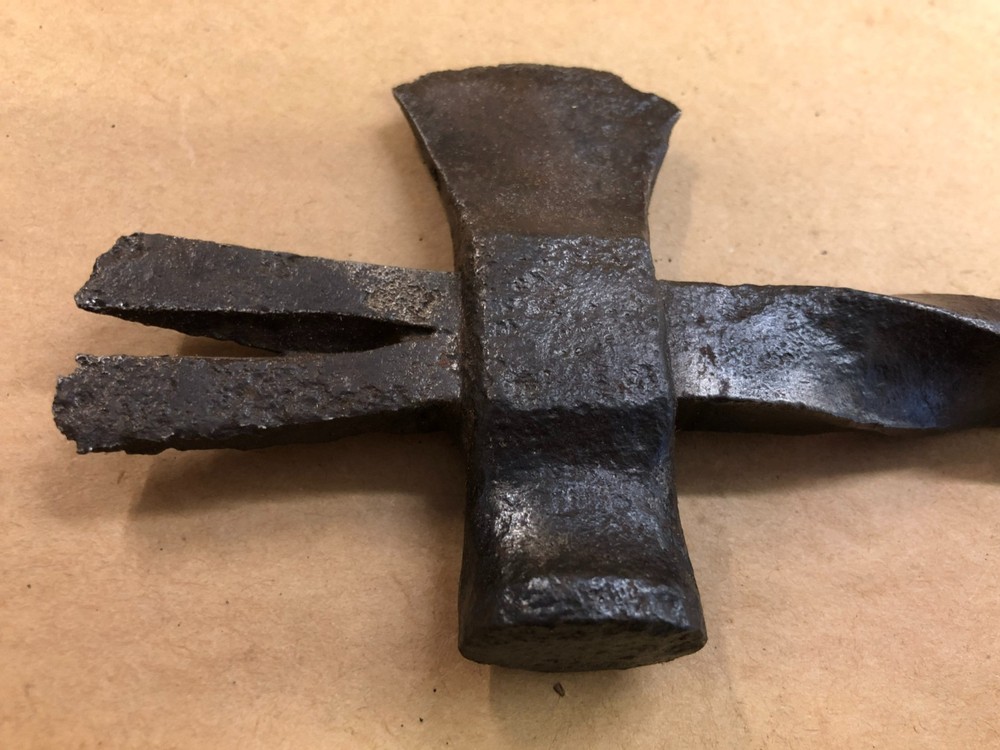 Vintage Bridgeport Iroquois Crate Hammer, Axe, Nail Puller Multi Tool