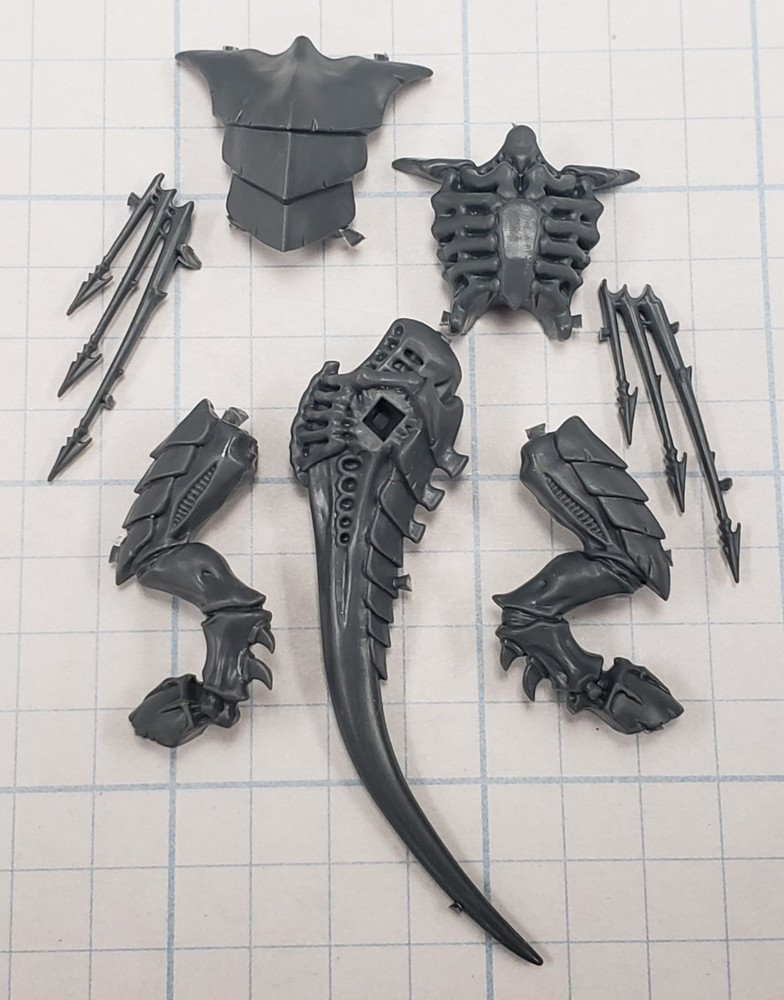 Warhammer 40k Tyranid Bits Warrior Chitin Armor Torso Legs Hooks #49