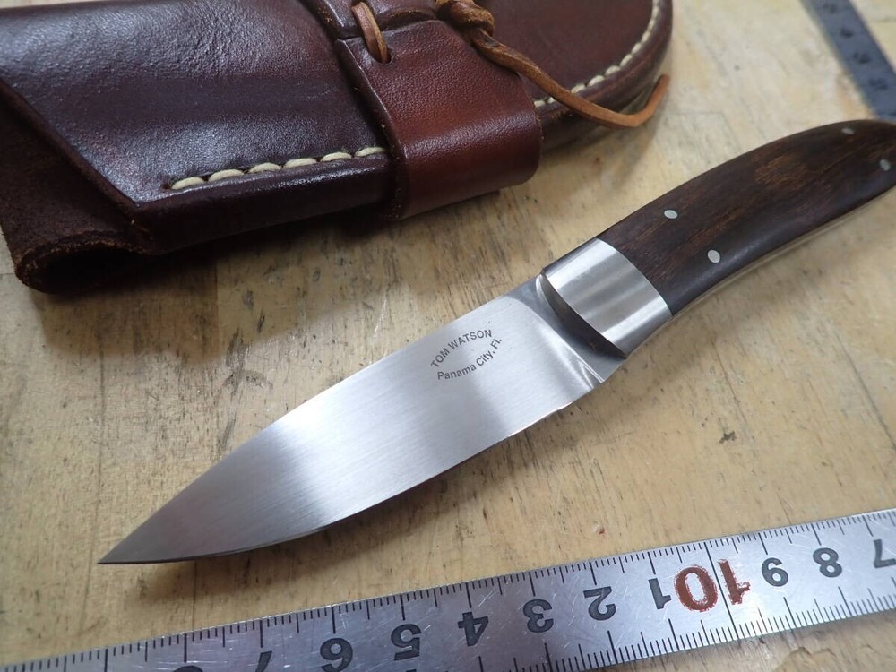 TOM WATSON sheath knife custom knife Panama without box