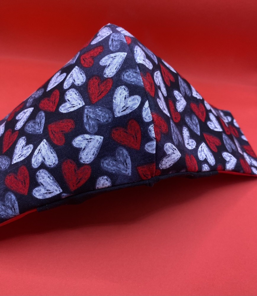 Chalk Board Hearts Mask With Filter Included