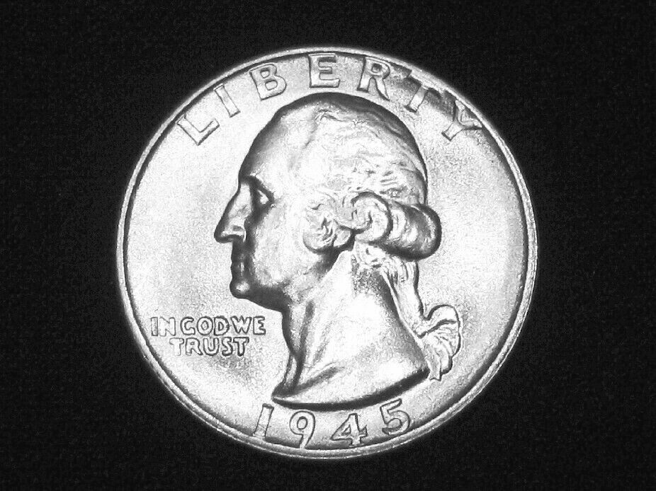 1945 Washington Quarter --- Gem Uncirculated