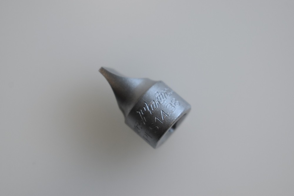 Blue Point Tools BLPFS1438 3/8" Flat Tip Stubby Bit Socket 1/4" Drive