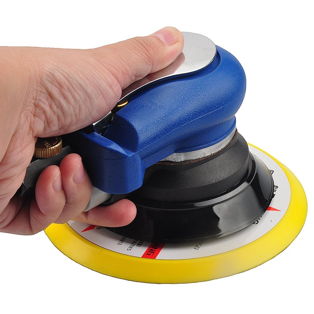 PROSHI 6“ Random Orbit Air Sanders 6 Inch, Blue