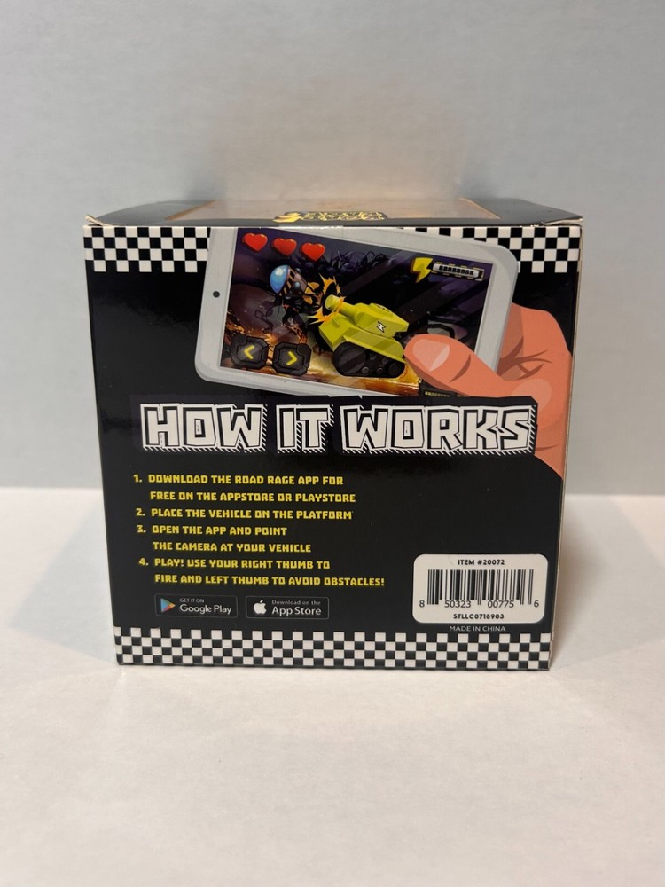 Road Rage Augmented Reality Racing Game Yellow Tank
