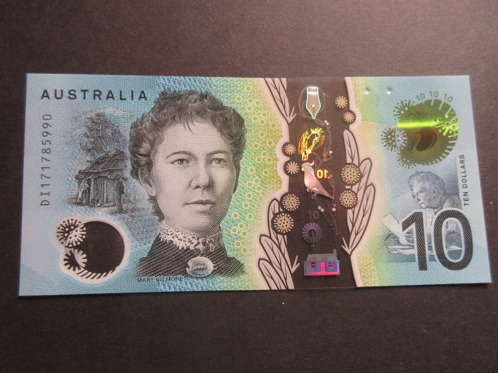 AUSTRALIA 2017 POLYMER ISSUE, $10 - P63 - UNCIRCULATED