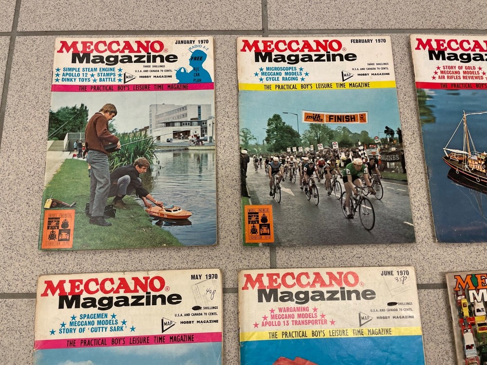 MECCANO Magazines - Complete Year for 1970
