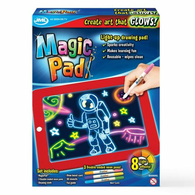 Magic Pad Light Up Drawing Pad! Sparks Creativity Makes Learning Fun Glow!