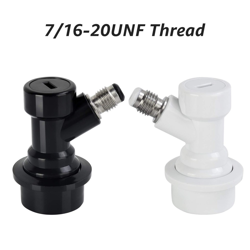 MRbrew 2 Pairs Ball Lock Disconnect Set Home Brew Ball Lock Corny Keg Fittings f