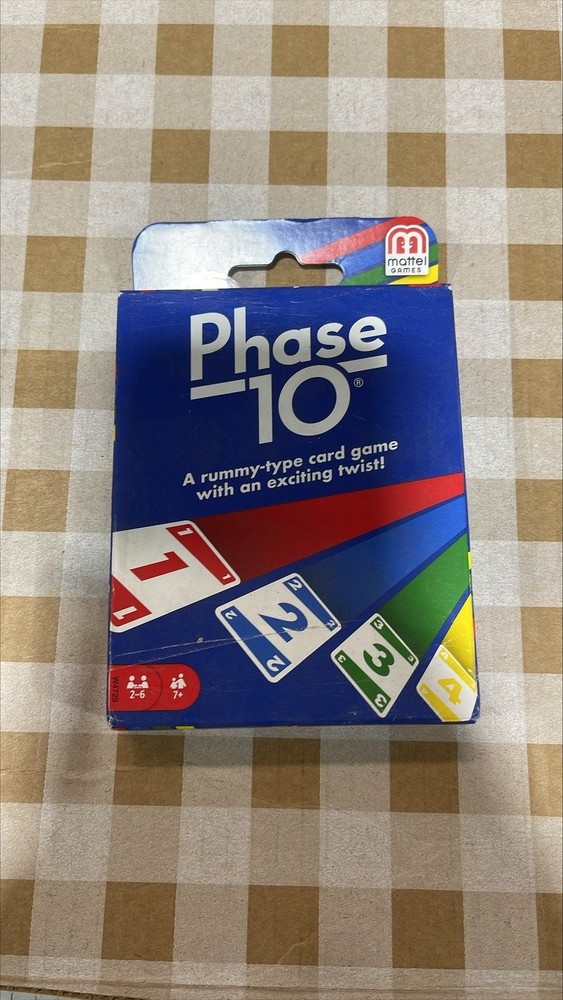 Mattel Games Phase 10 Rummy Cards