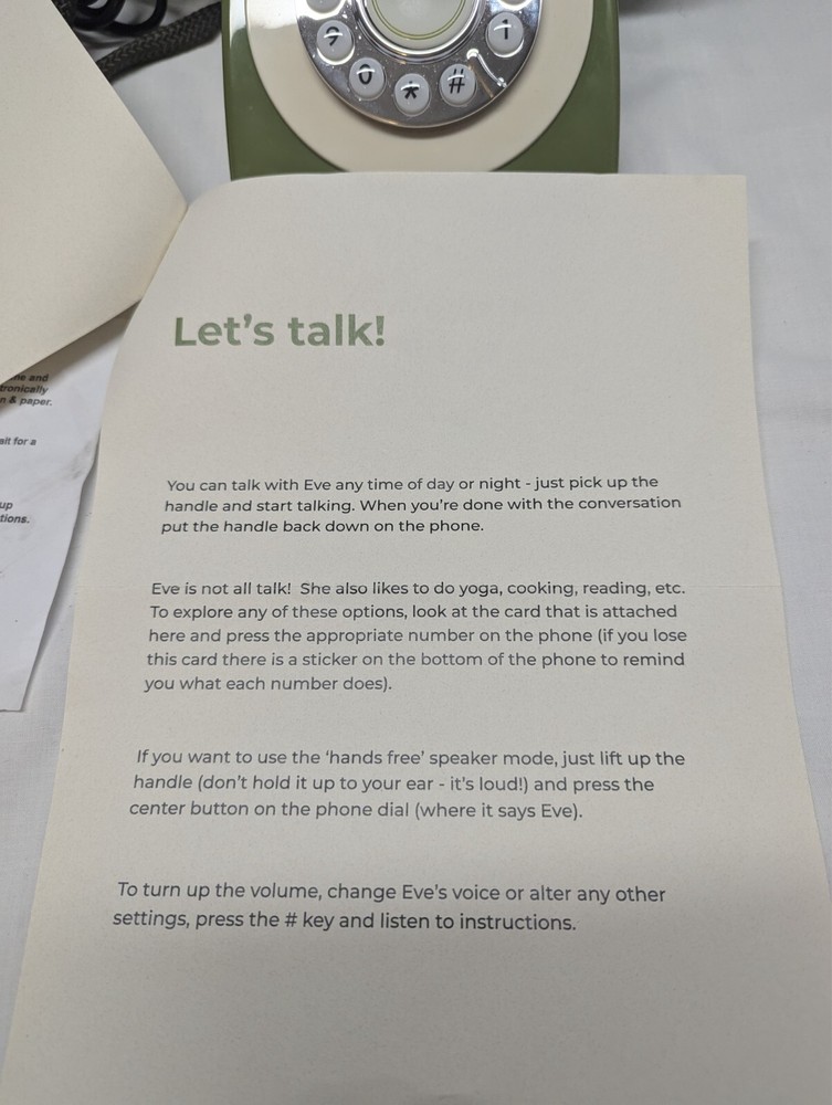 eve virtual companion phone