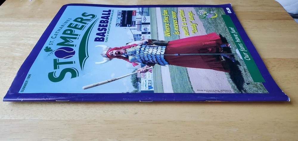 1996 St Catharines Stompers Program Toronto Blue Jays Lesters MiLB