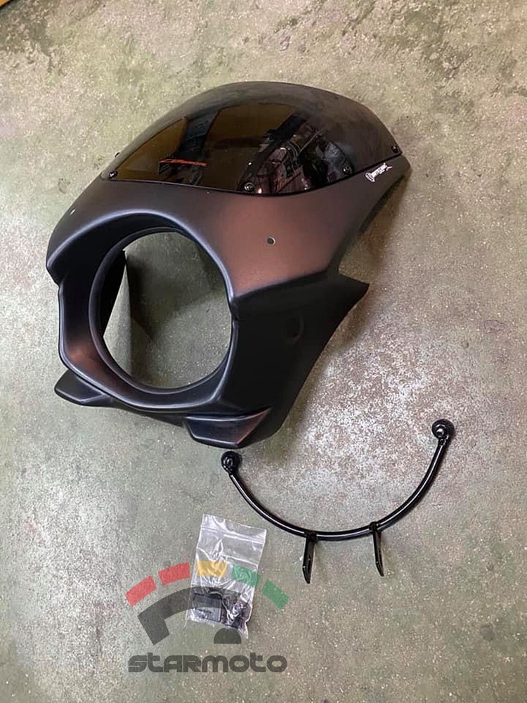 FOR HONDA CB650R WINDSHIELD WINDSCREEN METER VISOR FAIRING 2019-2023 BLACK