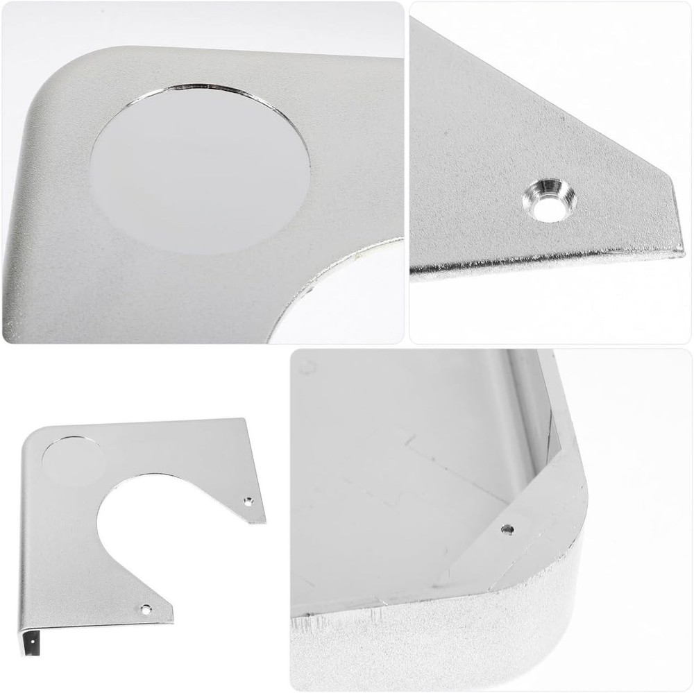 7-Foot Pool Table Corner Protector – Chrome Metal Easy Install Accessory