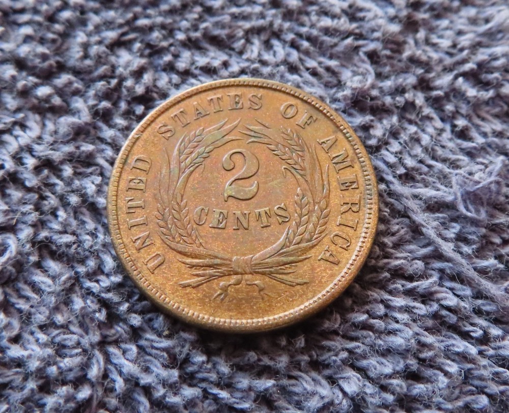 1864 Large Motto - 2 Cent - Philadelphia - -Nice looking better grade 2 cent -