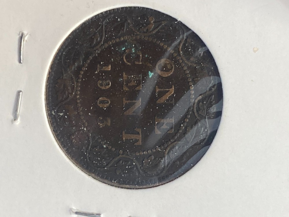 STORAGE UNIT FIND 1903 Canada 5 Cents