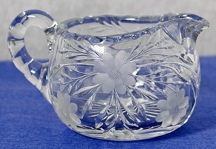 ABP Heavy Cut Crystal Creamer & Open Sugar