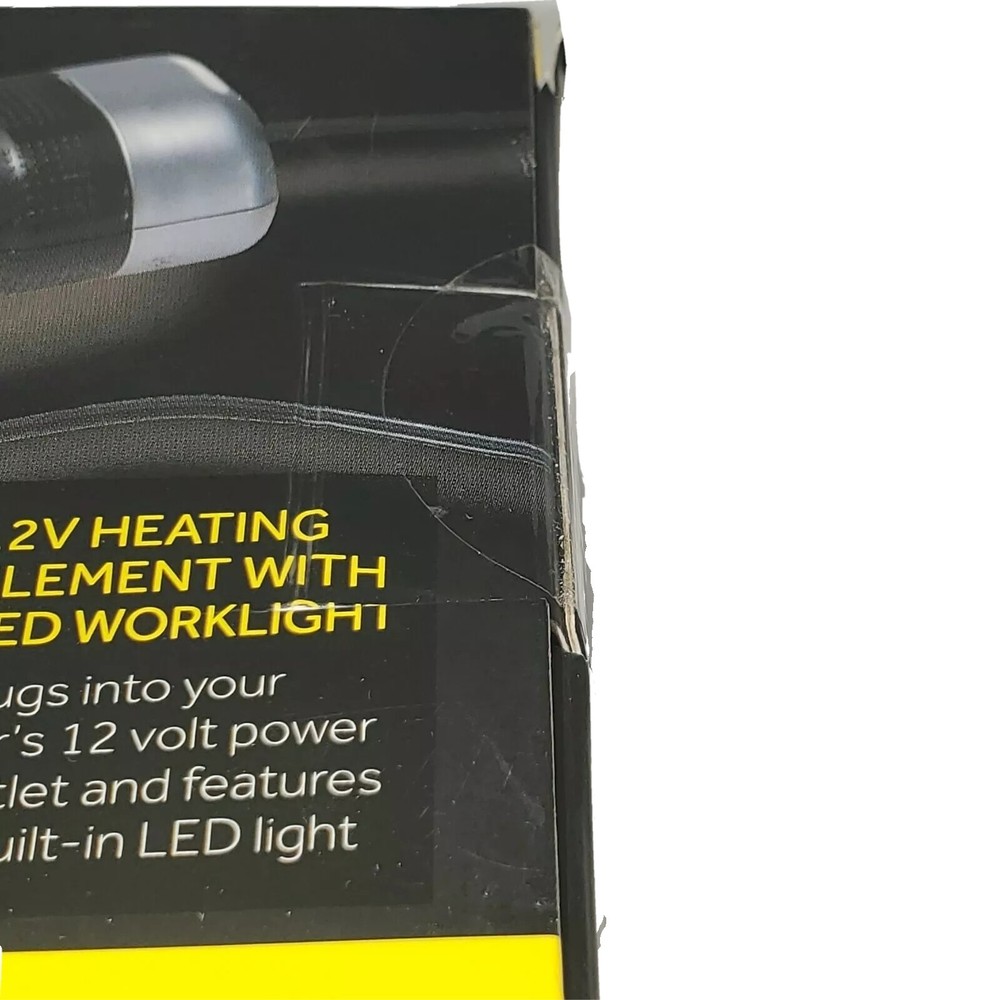 RoadTrip Windshield Ice Scraper Heated, LED Lighted, 12 Volt Adapter, 15 Ft Cord