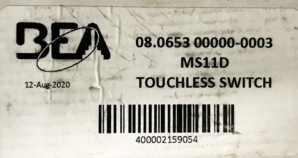 BEA Touchless Switch MS11D NOS