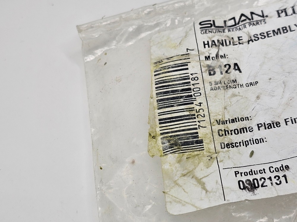 Sloan 5-3/4"L B-12-A Dimension A Handle Assembly For 3" Wall Depth